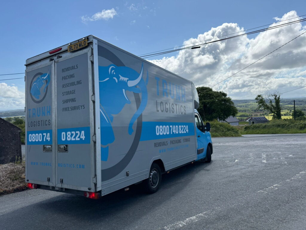 Trunk Logistics vehicle supporting emergency removals and temporary storage logistics