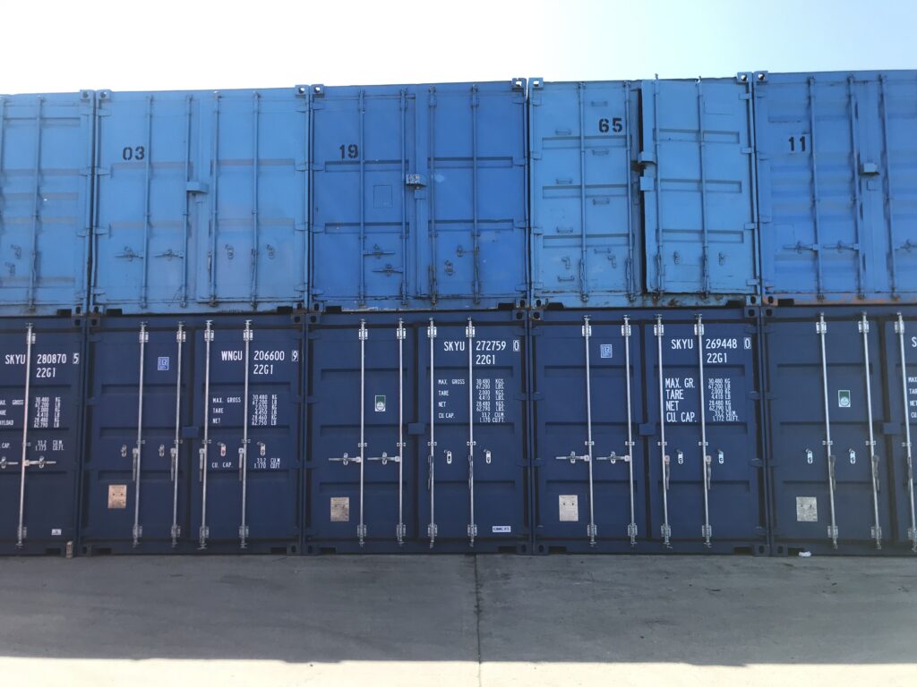 Drive-up container storage units in Essex serving Grays, Thurrock and East London