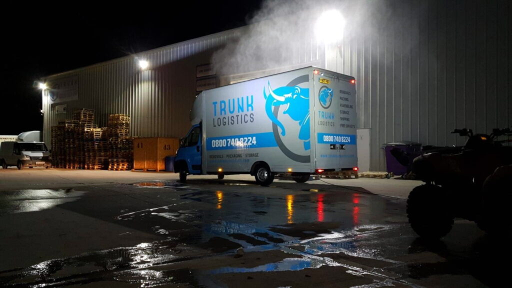 Secure monitored warehouse for student storage at night in Essex